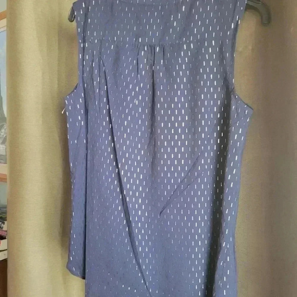 Merona Navy & Gold Summer  Top med - Picture 6 of 6